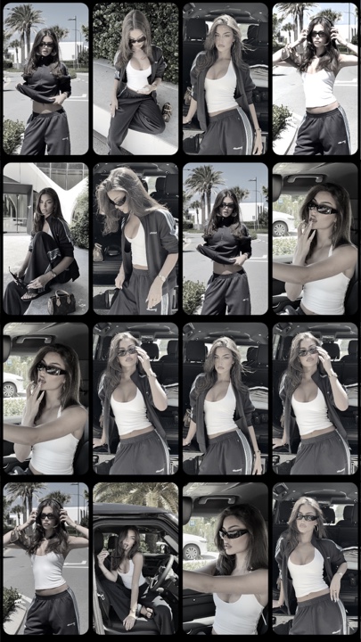 Black White Grid