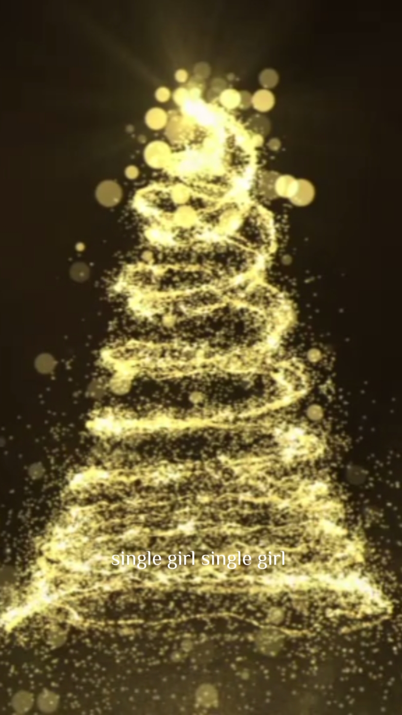 Alleinstehendes Mädchen Xmassong