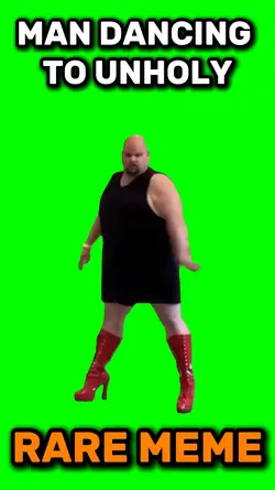 Man vibing to unholy