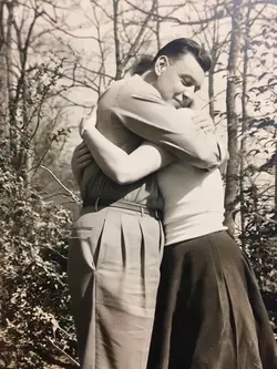 HUG OLD PHOTO