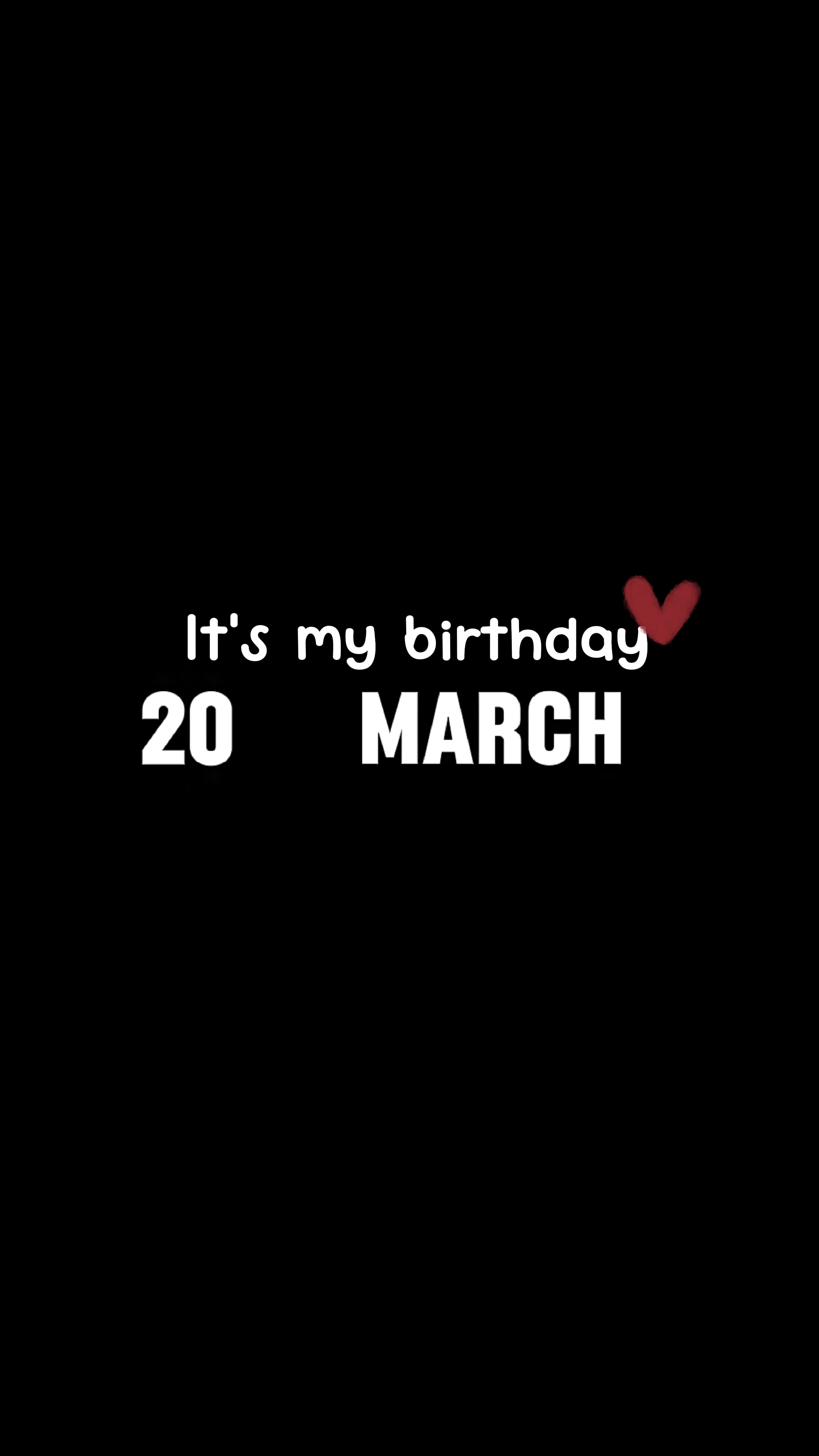 ANNIVERSAIRE 20 MARS