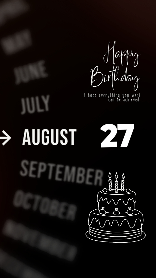 HBD 27 Agustus