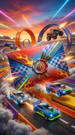 Convite Hotwheels
