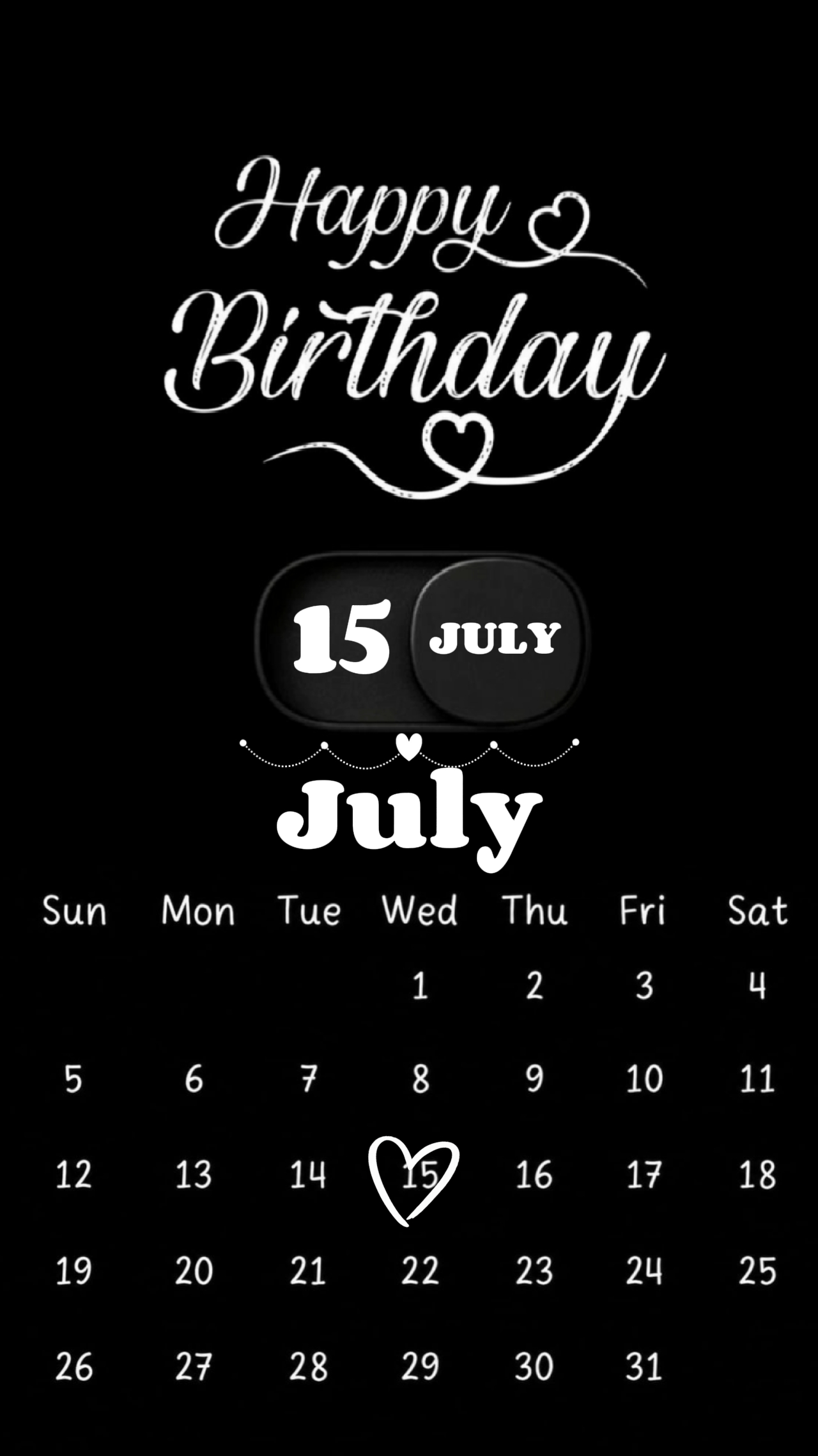 HBD 15 juillet
