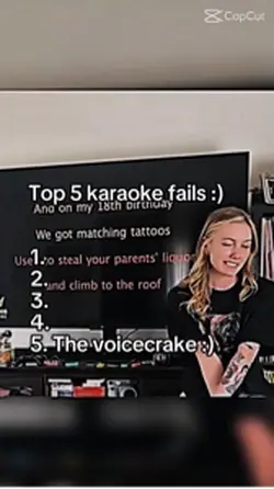 Karaoke fails 🥹