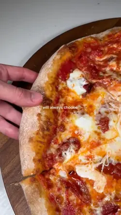 always choose pizza 