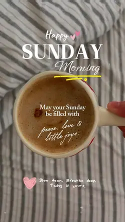 Happy Sunday 🤍