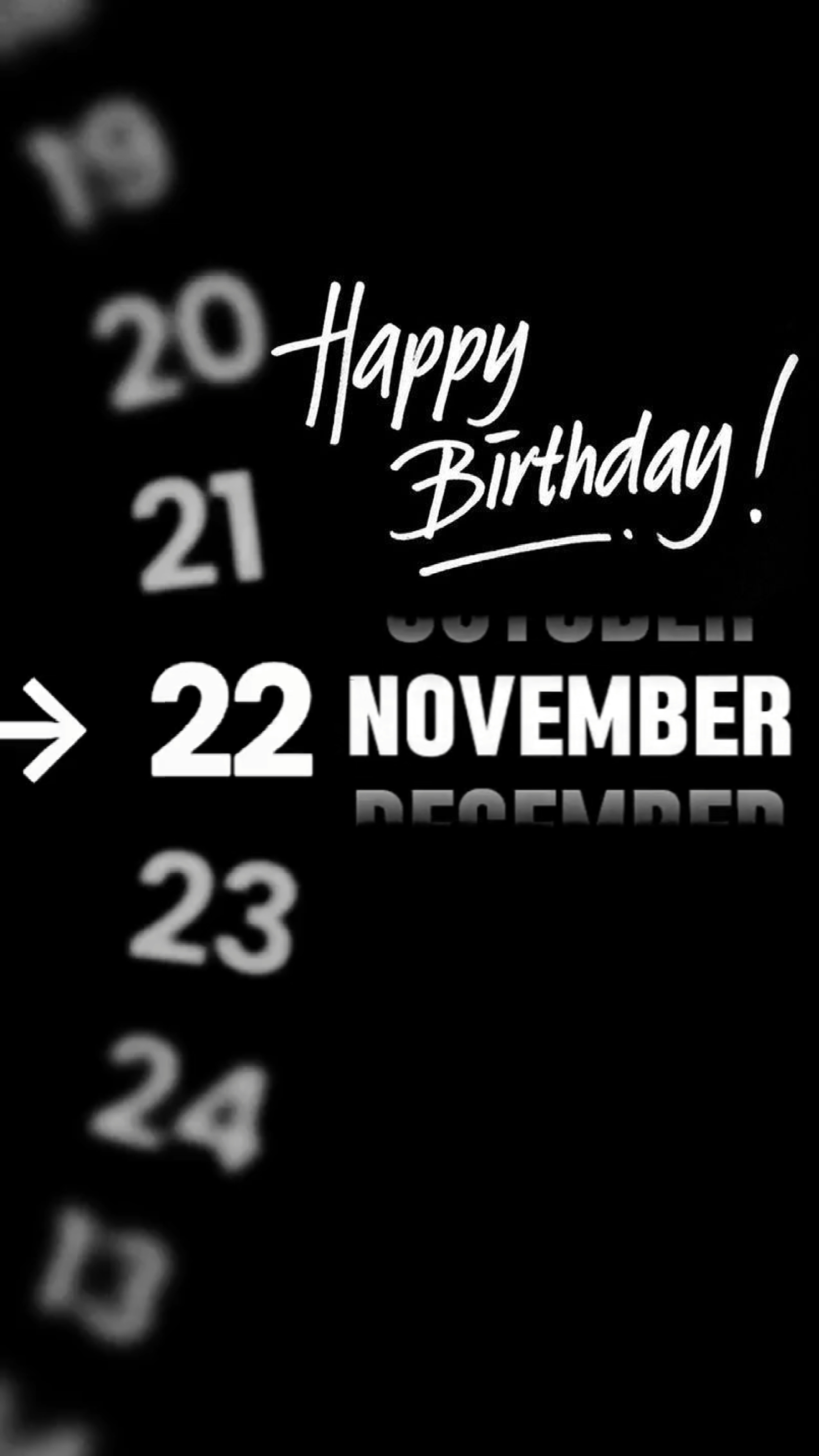 HBD 22 NOVEMBER 