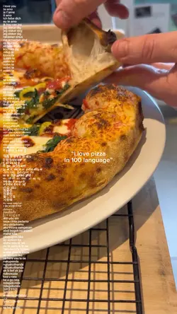 I love pizza
