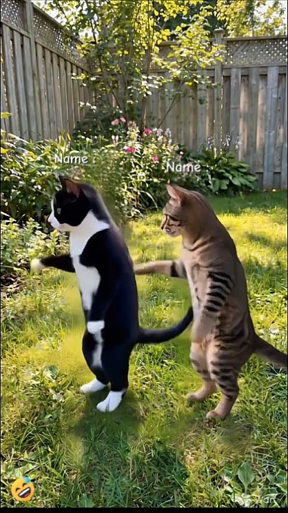 Gato Baile. Gracioso