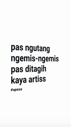 pas ngutang ngemis²