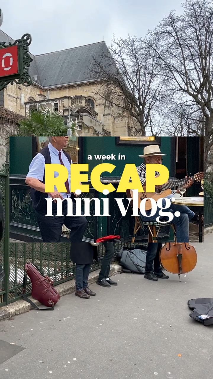 mini vlog cette semaine