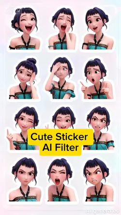 Cute Sticker AI