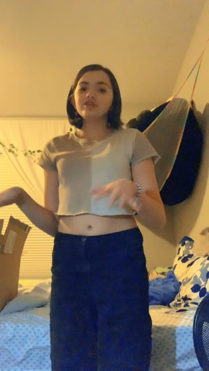 The mouth is moving