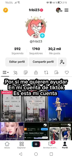 Mi cuenta de tiktok 
