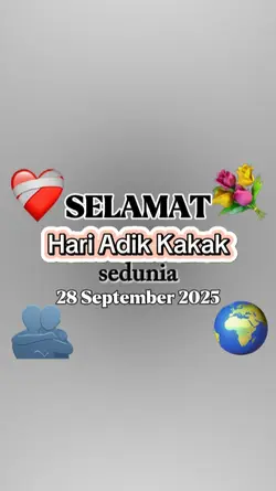 hari adik kakak