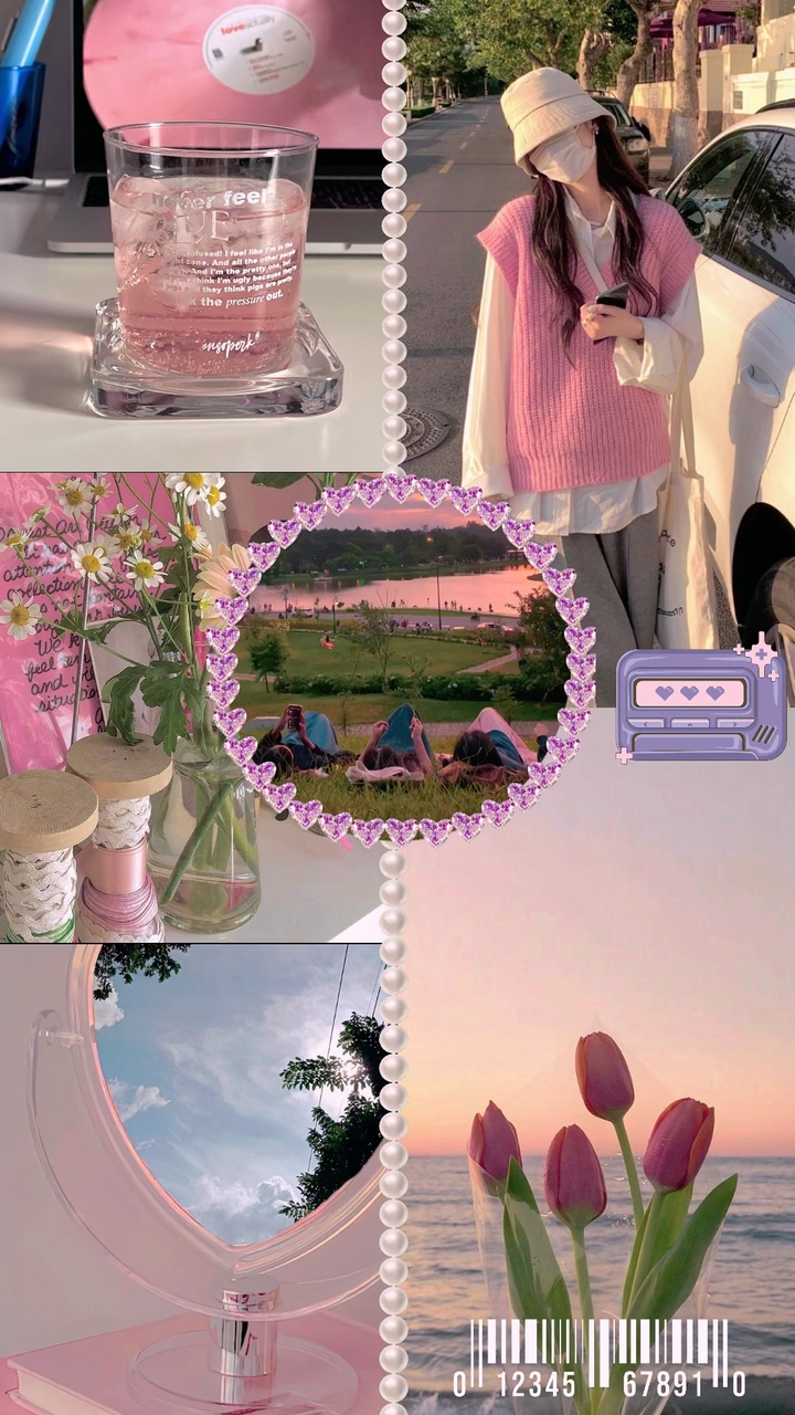 pembe şablon