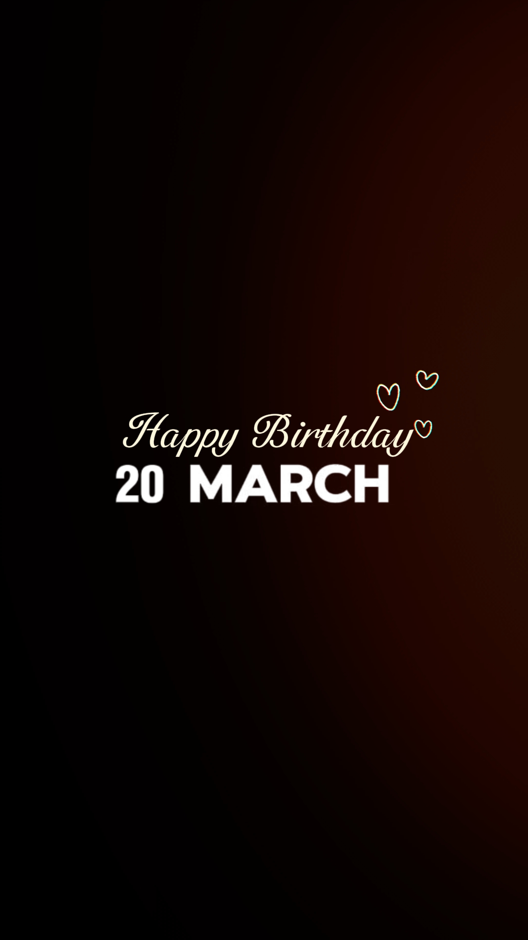 ULANG TAHUN 20 MARET