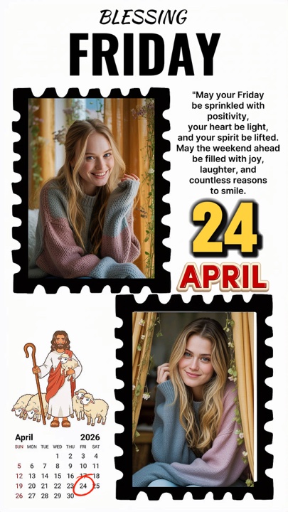 Friday 24 April 2026