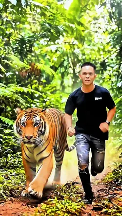 Lari Dengan Harimau