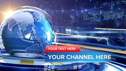 🔥News intro template