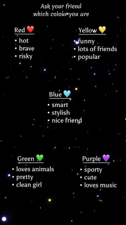 Which colour are you