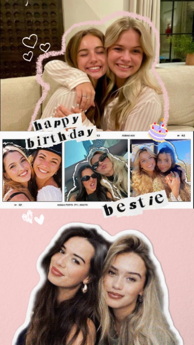 Feliz aniversário melhor amiga