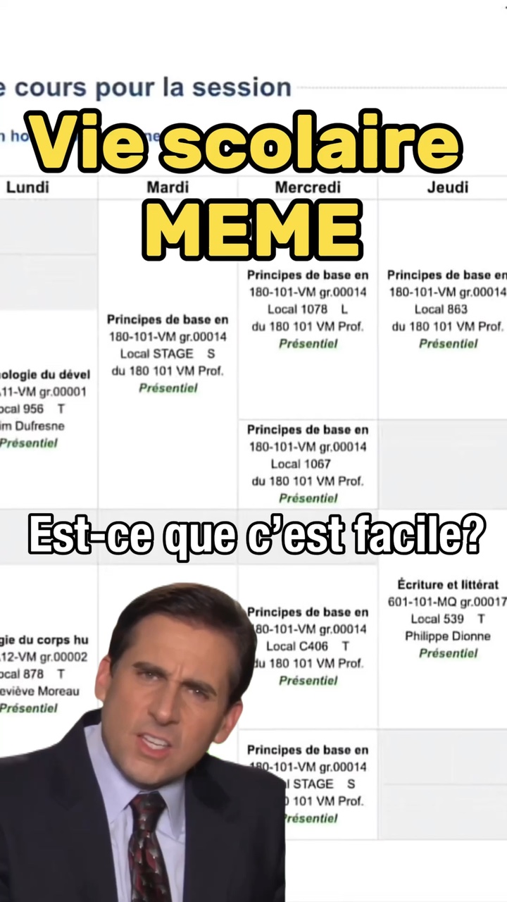 Vie scolaire MEME