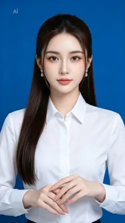 latar biru trend