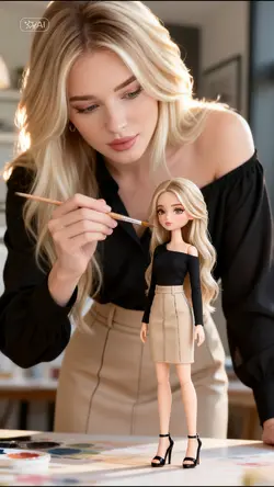 3D miniature doll