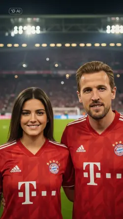 With Harry Kane