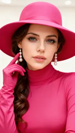 Pink Fashion Hat
