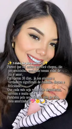 1 mês do meu amor