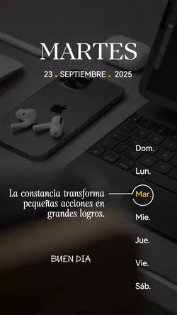 MARTES buen dia