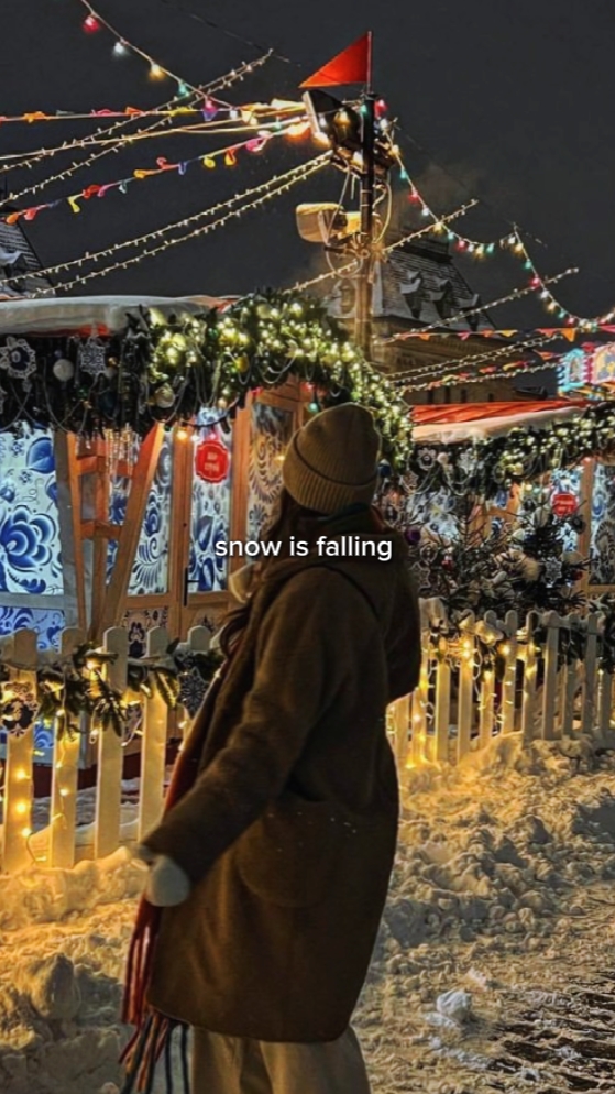 Neve está caindo 