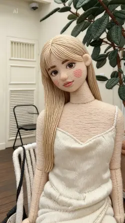 “3D Embroidery Doll”