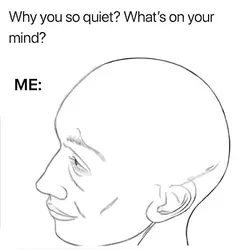 why you so quiet? 