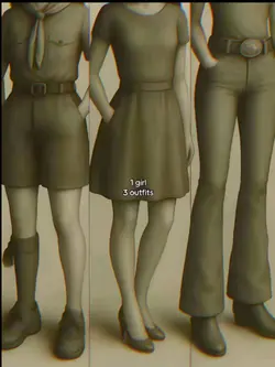 1 girls 3 outfit
