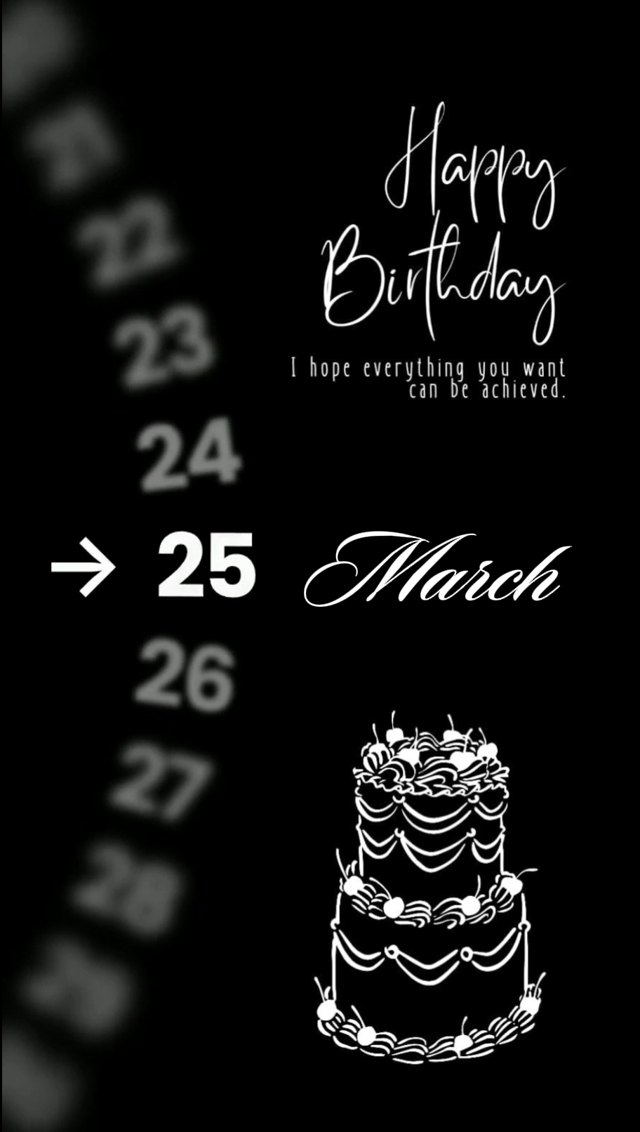 HBD 25 mars 2026