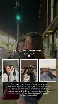 ANIVERSÁRIO AMIGA 