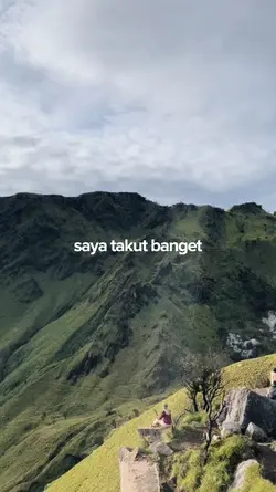 saya takut banget