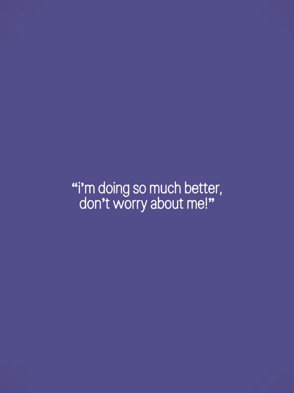 doing so much better
