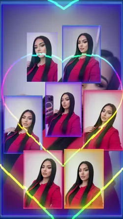 Kırmızı Ceketle Odak Selfie