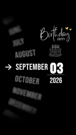 BIRTHDAY template