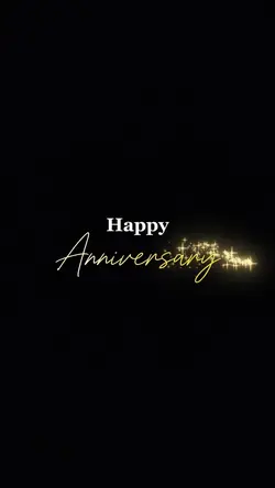 Happy anniversary
