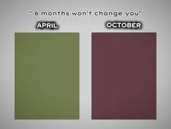 6mths won't change u