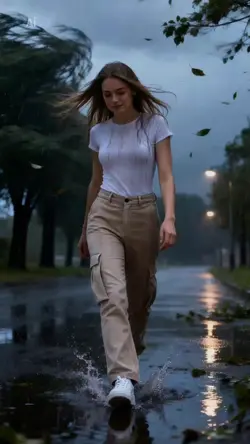 WALK RAIN SAD