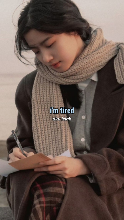 Estou cansado 