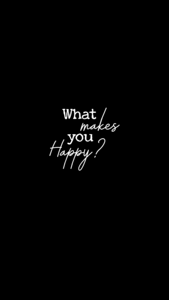 ¿Qué te hace feliz?