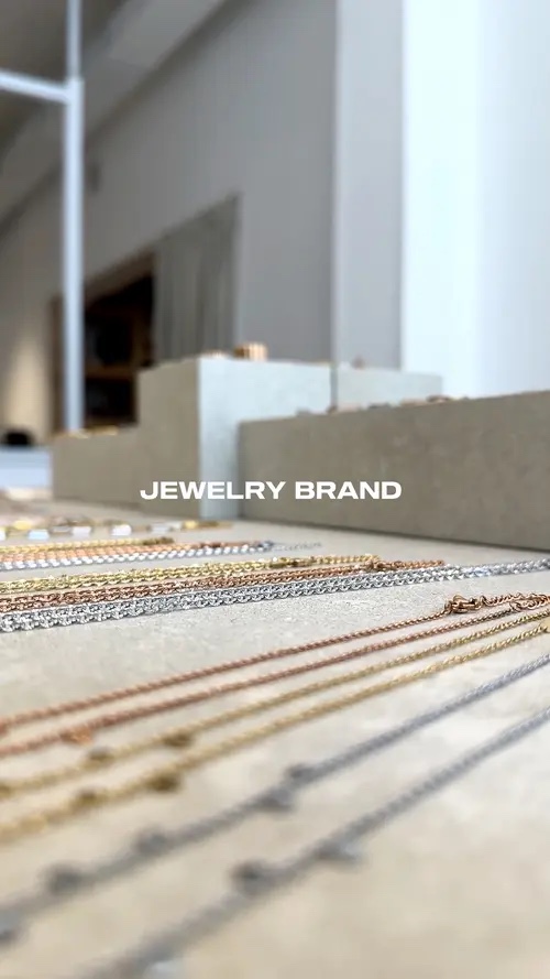 Promoción de marca de joyería